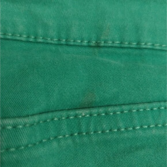 Crown & Ivy Christmas Green Skinny Mid Rise Jeans Sz 2 - Picture 8 of 11